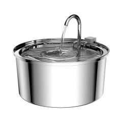 Hareket Sensörlü 3.2 L Paslanmaz Çelik Kedi Köpek Için Otomatik Su Pınarı Su Çeşmesi Su Sebili