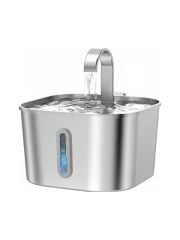 2.2 L Göstergeli Paslanmaz Çelik Kedi Köpek Için Su Pınarı Su Çeşmesi Su Sebili B20